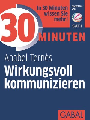 cover image of 30 Minuten Wirkungsvoll kommunizieren